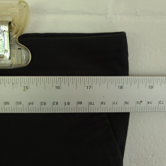 Tommy Hilfiger Womens Shorts 12 Black Hollywood Short Preppy Chino Cotton Causal - Picture 9 of 11